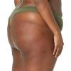 imageAmazon Essentials Womens Microfiber Underwear Hipster ampamp Thong Available in Plus Size Pack of 6Dark Military GreenRoseSoft Pink