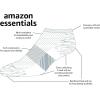 imageAmazon Essentials Womens Performance Comfortable Cotton Cushioned Breathable Athletic NoShow Sports Socks 6 PairsMulticolorSolidStripe