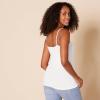 imageAmazon Essentials Womens SlimFit Camisole Pack of 4BlackPale PinkStripeWhite
