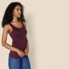 imageAmazon Essentials Womens SlimFit Tank Pack of 4BeigeBlushBurgundyTerracotta