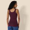 imageAmazon Essentials Womens SlimFit Tank Pack of 4BeigeBlushBurgundyTerracotta