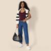 imageAmazon Essentials Womens SlimFit Tank Pack of 4BeigeBlushBurgundyTerracotta