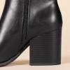imageAmazon Essentials womens Clean Heel Ankle BootBlack