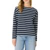 Navy Eggshell White Mariner Stripe