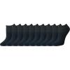 imageAmazon Essentials Womens Cotton NoShow Athletic Socks Lightly Cushioned 10 PairsBlack