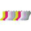 imageAmazon Essentials Womens Cotton NoShow Athletic Socks Lightly Cushioned 10 PairsPinkGreyWhite