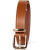imageAmazon Essentials Womens Leather Western BeltTan