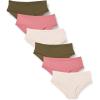 Blush/Dark Khaki Green/Mauve
