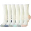 imageAmazon Essentials Womens Performance Cushioned Breathable Cotton Athletic Crew Sports Socks 6 PairsWhite