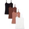Black/Brown/Light Brown/White