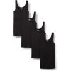imageAmazon Essentials Womens SlimFit Tank Pack of 4Black