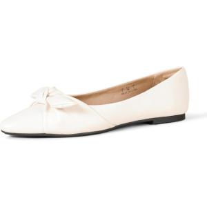 imageAmazon Essentials Womens Bow Ballet FlatOffwhite