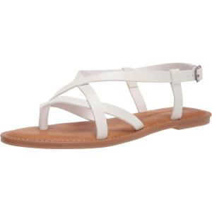 imageAmazon Essentials Womens Casual Strappy SandalWhite