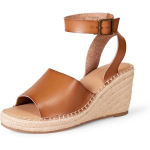 imageAmazon Essentials Womens Comfortable Wedge Espadrille SandalTan