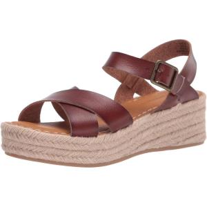 imageAmazon Essentials Womens Flatform Espadrille SandalBrown