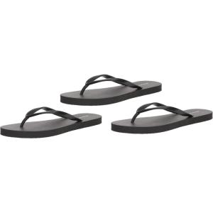 imageAmazon Essentials Womens Flip Flops Pack of 3Black