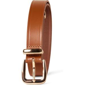 imageAmazon Essentials Womens Leather Western BeltTan