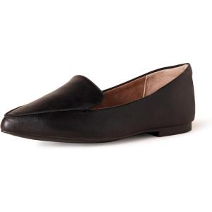 imageAmazon Essentials Womens Loafer FlatBlack Faux Leather