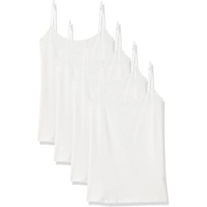 imageAmazon Essentials Womens SlimFit Camisole Pack of 4White