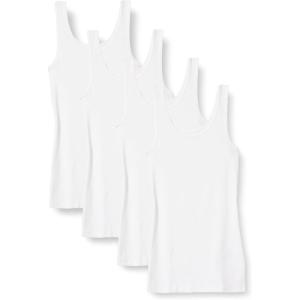 imageAmazon Essentials Womens SlimFit Tank Pack of 4White