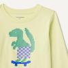 imageAmazon Essentials Boys and Toddlers LongSleeve TShirtsPastel Green Pixel Dino