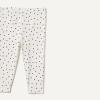 imageAmazon Essentials Unisex Toddlers and Babies Leggings Pack of 3NavyPale PinkDots