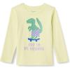 imageAmazon Essentials Boys and Toddlers LongSleeve TShirtsPastel Green Pixel Dino