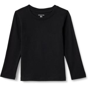 imageAmazon Essentials Boys and Toddlers LongSleeve TShirtsBlack