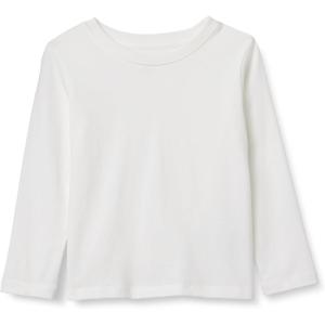 imageAmazon Essentials Boys and Toddlers LongSleeve TShirtsWhite
