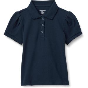 imageAmazon Essentials Girls and Toddlers Uniform Pique Polo ShirtNavy