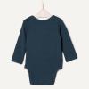 imageAmazon Essentials x Sofia Grainge Unisex Babies Long Sleeve Crew Neck Bodysuit Pack of 3Dark NavyIvoryLight Blue