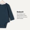 imageAmazon Essentials x Sofia Grainge Unisex Babies Long Sleeve Crew Neck Bodysuit Pack of 3Dark NavyIvoryLight Blue
