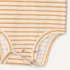 imageAmazon Essentials x Sofia Grainge Unisex Babies Velour Overall and Long Sleeve Bodysuit Set Pack of 2Light CamelStripe