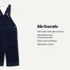 imageAmazon Essentials x Sofia Grainge Unisex Toddlers and Babies Corduroy Bib OverallNavy