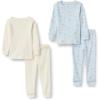 imageAmazon Essentials x Sofia Grainge Unisex Babies Toddlers and Kids SnugFit Cotton Pajamas Pack of 2IvoryGeese