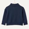 imageAmazon Essentials x Sofia Grainge Babies Toddlers and Boys French Terry Polo SweatshirtNavy
