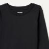 imageAmazon Essentials Girls and Toddlers LongSleeve TShirtsBlack