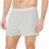 imageAmazon Essentials Cotton Jersey Boxers  Mens Underwear Available in Big ampamp Tall Pack of 5Grey HeatherCharcoal Mix