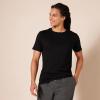 imageAmazon Essentials Mens Cotton Crew Neck Undershirts Versatile Soft Basics Pack of 6Black