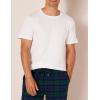 imageAmazon Essentials Mens Cotton Crew Neck Undershirts Versatile Soft Basics Pack of 6White