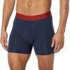 imageAmazon Essentials Mens Cotton Jersey Boxer Briefs Available in Big ampamp Tall 5PackDark RedDiamond GeoGrey HeatherNavy