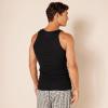 imageAmazon Essentials Mens Lightweight Tank Undershirts Pack of 6Black