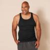 imageAmazon Essentials Mens Lightweight Tank Undershirts Pack of 6Black