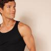 imageAmazon Essentials Mens Lightweight Tank Undershirts Pack of 6Black