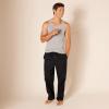imageAmazon Essentials Mens Lightweight Tank Undershirts Pack of 6BlackGrey Heather
