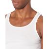 imageAmazon Essentials Mens Lightweight Tank Undershirts Pack of 6BlackWhite