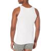 imageAmazon Essentials Mens Lightweight Tank Undershirts Pack of 6BlackWhite
