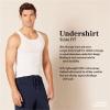 imageAmazon Essentials Mens Lightweight Tank Undershirts Pack of 6BlackWhite
