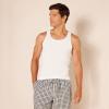 imageAmazon Essentials Mens Lightweight Tank Undershirts Pack of 6White