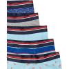 imageAmazon Essentials Mens Underwear Boxer Briefs Comfortable Cotton TagFree Pack of 5Blue StripeCrabsGrey HeatherLight BlueSharks